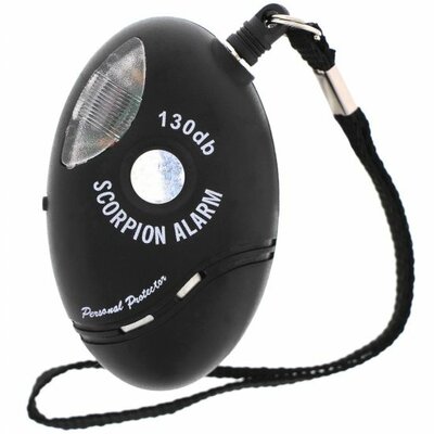Persoonsalarm (130db) met lamp en  deuralarm functie - Scorpion