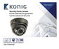König SAS-CAM3200 Beveiligings Domecamera met Varifocale Lens Zwart_